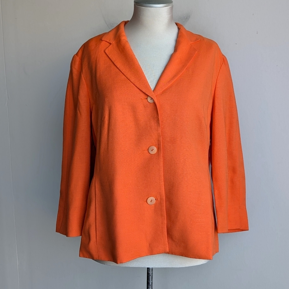 Vintage Holt Renfrew Linen Blazer Jacket